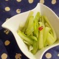 ぶるきち's cooksnap of when they made 浅漬けセロリ♪.