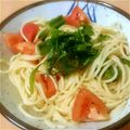 iiixiii's cooksnap of when they made オクラとトマト、えのきの冷製パスタ.