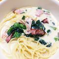 fukofuko's cooksnap of when they made ダイエットに！豆乳パスタ♡.