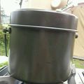 キッチン＊ふみ＊'s cooksnap of when they made カセットコンロで飯盒炊飯 キャンプに.