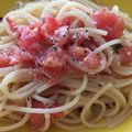 クックSLVUN7☆'s cooksnap of when they made 簡単おいしい♡トマトとバジルの冷製パスタ.