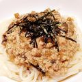 ぴぉたん's cooksnap of when they made 親子あんかけ うどん★鶏そぼろ.