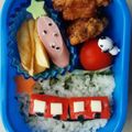 ぱりぱり☆'s cooksnap of when they made ☆簡単♪キャラ弁！！電車のお弁当☆.