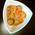 ぽーるばたー's cooksnap of when they made トマトとナスのパスタ.