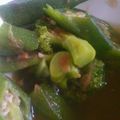 aifaith's cooksnap of when they made 超簡単！ブロッコリーとオクラのさっと煮.