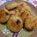 フリージア♬'s cooksnap of when they made さつまいもの煮物リメイク♪みたらし芋餅♪.