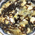 すみっちゃん's cooksnap of when they made *もずく卵のあんかけうどん*柚子胡椒風味.