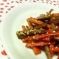 キョク's cooksnap of when they made 我が家の*きんぴらごぼう.
