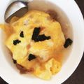 かえぴー。's cooksnap of when they made 塩昆布のオムライス★梅干しあんかけ.