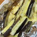 節約・ダイエット母's cooksnap of when they made トースターで簡単　ナスのバターホイル焼き.