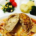 アダム王子♡'s cooksnap of when they made チーズイン☆ジューシーハンバーグ。.