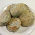 papikun's cooksnap of when they made 大根とほうれん草のおやき.