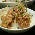 naasa's cooksnap of when they made マグロのたたきサラダ☆ゴマだれ.