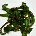 haasan's cooksnap of when they made ピーマンのごまみそきんぴら。.