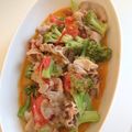つんみーご's cooksnap of when they made 豚肉とブロッコリーとトマトのチーズ炒め♪.