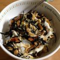 junkoの日々's cooksnap of when they made ひじきの煮物リメイク☆卵とじ丼.