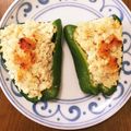 abomu's cooksnap of when they made ささみで簡単＊ピーマンの肉詰め味噌焼き.