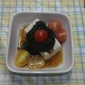 ラリー＆サラ's cooksnap of when they made 簡単！さっぱり！ もずくトマト豆腐.