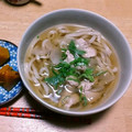 フーカ's cooksnap of when they made かしわとたまねぎのうどん☆鶏なんば風.