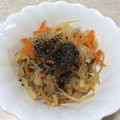 COOK884's cooksnap of when they made しらたき入り大根とにんじんの皮のきんぴら.