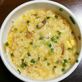 味玉入りラ王's cooksnap of when they made 余った炊き込み御飯をアレンジ☆.