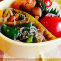 tsohmionko's cooksnap of when they made お弁当に✿簡単ピーマンとじゃこの甘辛煮.