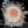 よちりん's cooksnap of when they made じゃこで目玉焼き❤.