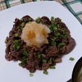 よちりん's cooksnap of when they made 牛おろしねぎポン.