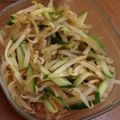 BiwacoJune's cooksnap of when they made もやしとクラゲの酢の物♪サラダ☆.