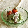 ガメコ's cooksnap of when they made ゴーヤ＆胡瓜＆魚ニソのサラダ.