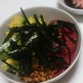 ショコラスペシャル's cooksnap of when they made （簡単）まぐろ×アボカド×納豆丼.