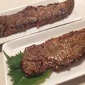papikun's cooksnap of when they made オージービーフの山椒味噌ステーキ.