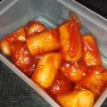 じう630's cooksnap of when they made 超簡単魚肉ソーセージのﾁｬｯﾌﾟ煮.