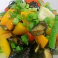 ナラベル's cooksnap of when they made 夏に美味しい☆茄子とピーマンの揚げびたし.