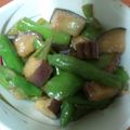 灯籠猫's cooksnap of when they made 茄子シシトウの味噌炒め.