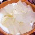 yuri1113's cooksnap of when they made 寒天のバナナヨーグルト.