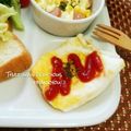 ねっちゃんっ's cooksnap of when they made 玉子を焼くだけの簡単朝食メニュー.