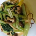 ★くまた★☆'s cooksnap of when they made お弁当に！小松菜としめじのマヨポン炒め.