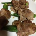 ろはん's cooksnap of when they made 夏だ！オクラだ！！肉巻きだ！！！.