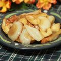 ぽっぽぺぺ's cooksnap of when they made パパっと～玉ねぎと竹輪を甘く炒めたん～.