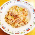 ちよ0401's cooksnap of when they made 簡単ひとりランチ☆和風醤油マヨチャーハン.