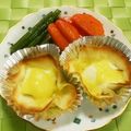 ととろ＆めい's cooksnap of when they made 餃子の皮でダブルチーズタルト♡.