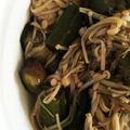 ちゃもはむ's cooksnap of when they made レンジで！ナスとおくらの煮浸し風.