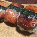 k_maixxx's cooksnap of when they made パーティに！ＢＢＱに！一口スパムむすび.