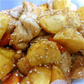 uzurin's cooksnap of when they made ほくほくじゃが芋と鶏肉の甘辛炒め.