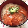 mario大好き's cooksnap of when they made 漬けサーモンの納豆山かけ.