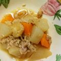 みえみえ☆'s cooksnap of when they made 大根と麩の煮物.