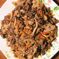 ゆきーぱみゅぱみゅ's cooksnap of when they made 蓮根と豚肉のきんぴら☆.