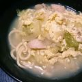 よめこめこ's cooksnap of when they made 鶏皮消費！キャベツと鶏皮の優しい塩うどん.