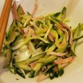 キムマキ's cooksnap of when they made きゅうりとハムの簡単マヨサラダ.